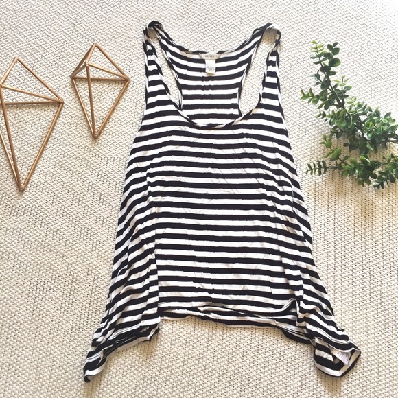 Forever 21 Tops - ♡ Forever 21 Trendy Striped Tank Top ♡